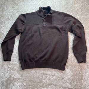 Men's Chocolate Brown Crewneck Sweater